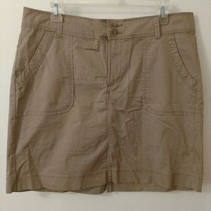 Lee Khaki Mini Skirt / Skort